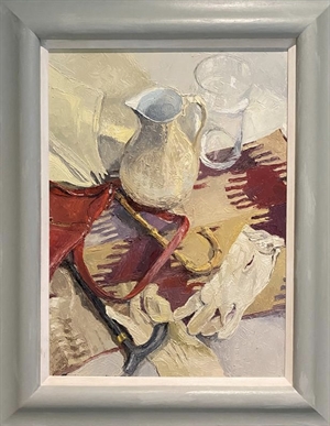 58.   Jug and glass