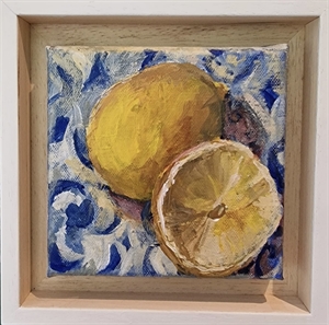 16.  Lemons on blue 2