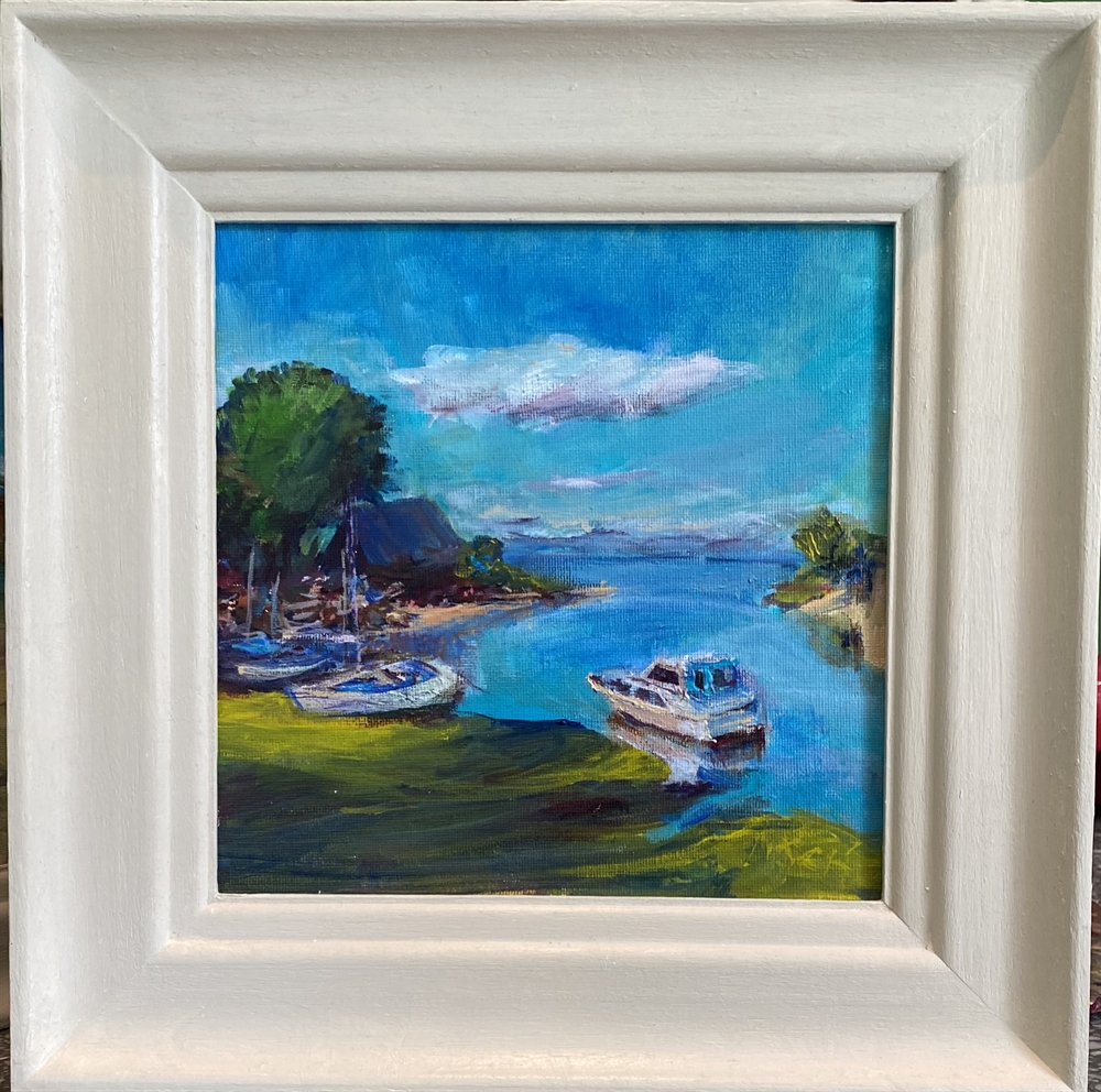 110.   Abersoch inner harbour by Sarah Heelis (Nesbitt)