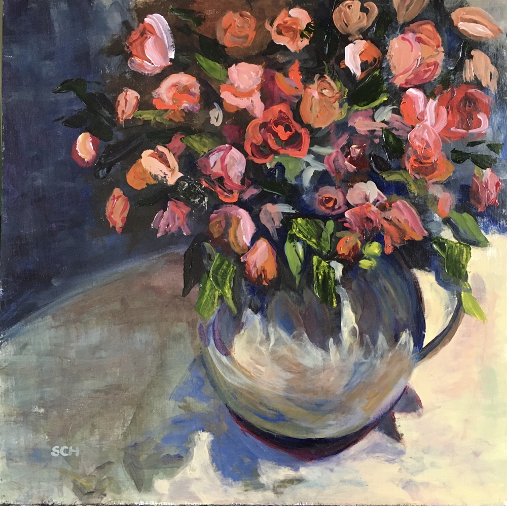 82.  Beautiful Birthday Roses by Sarah Heelis (Nesbitt)