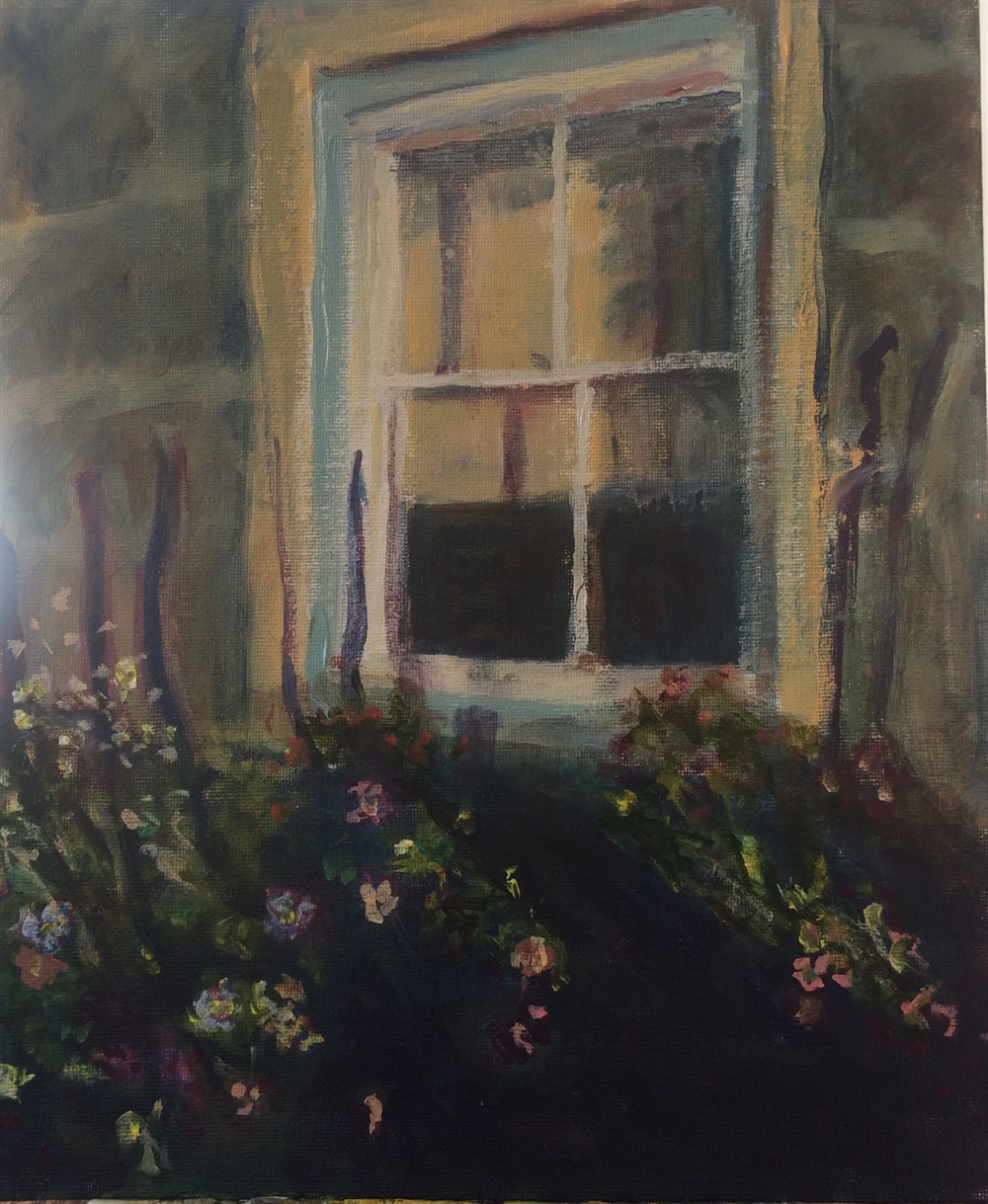 109.  Cottage Window  by Sarah Heelis (Nesbitt)