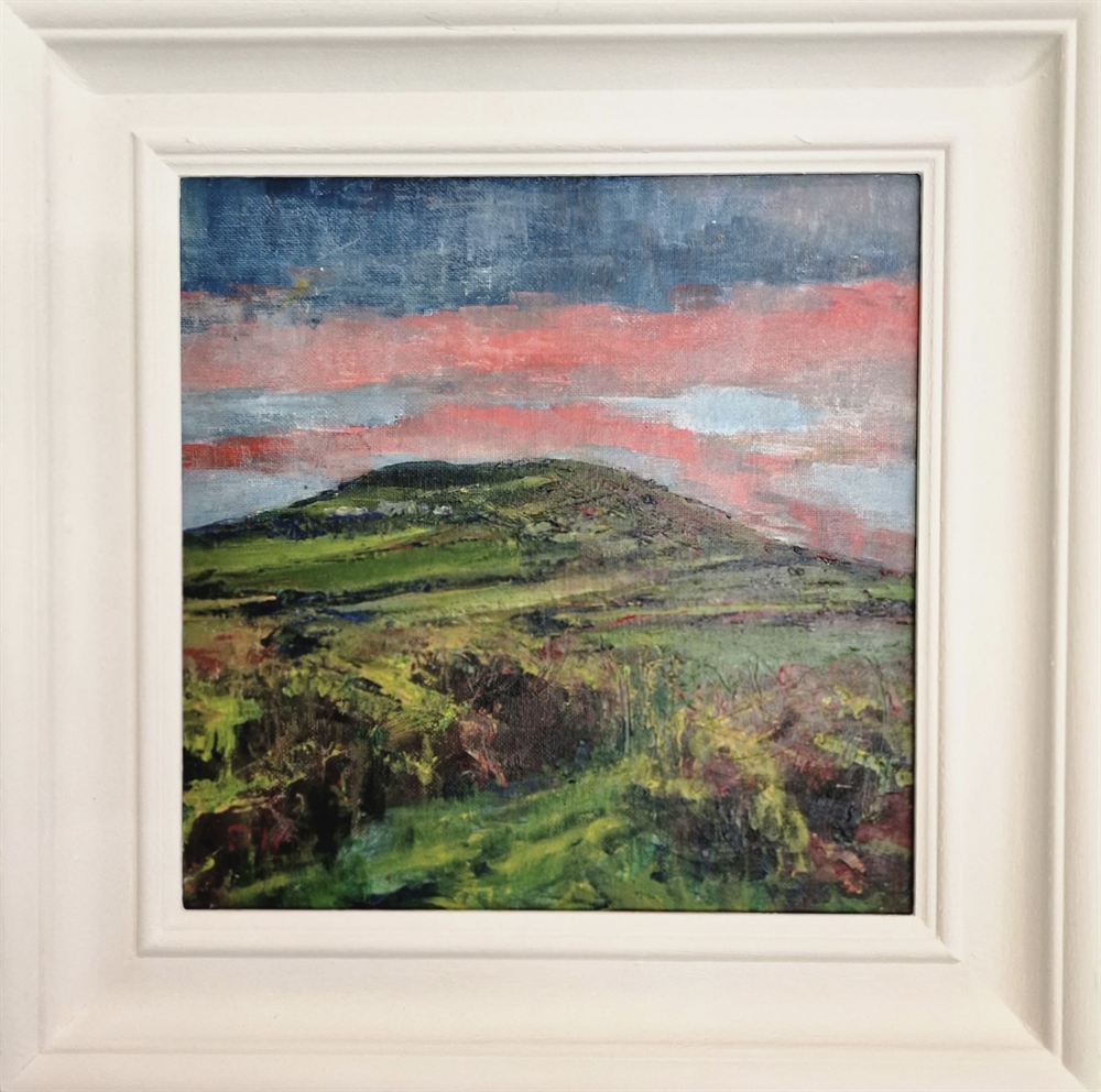 26.  Sunset over Mynydd Mawr by Sarah Heelis (Nesbitt)