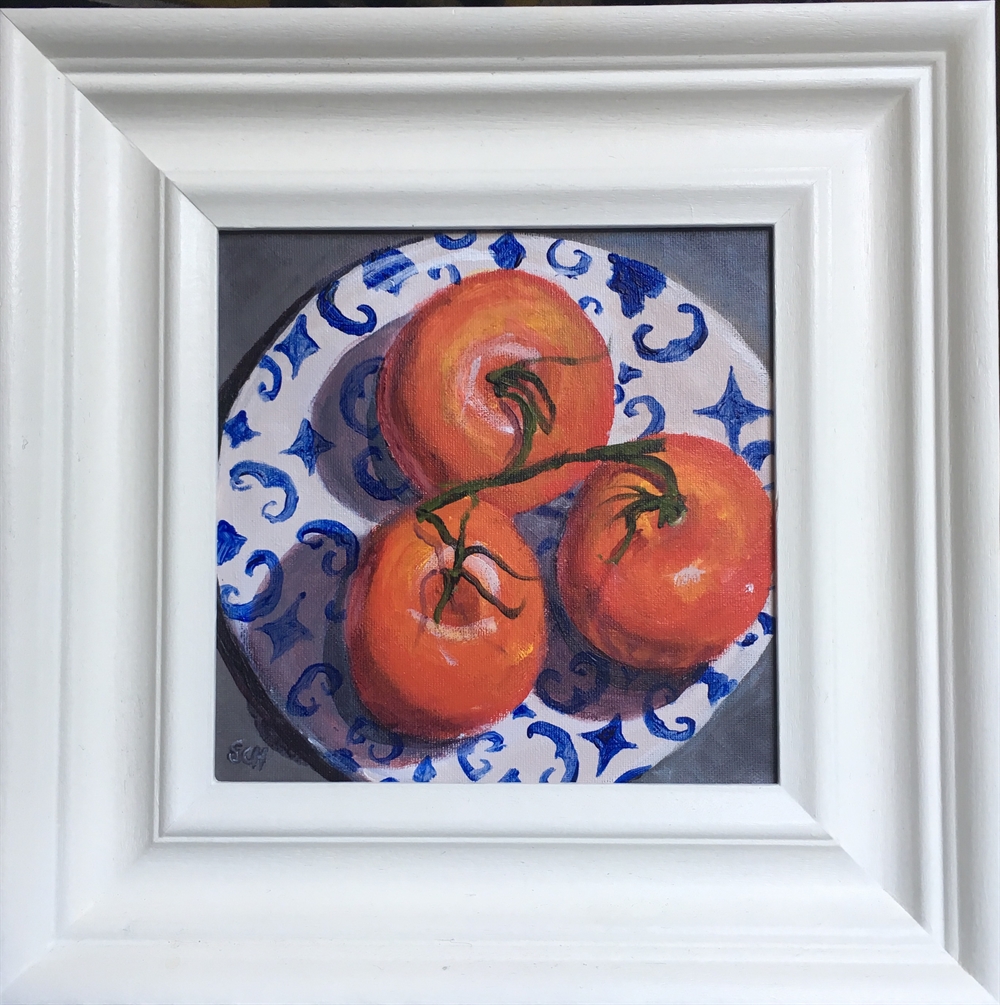 Vine tomatoes  by Sarah Heelis (Nesbitt)