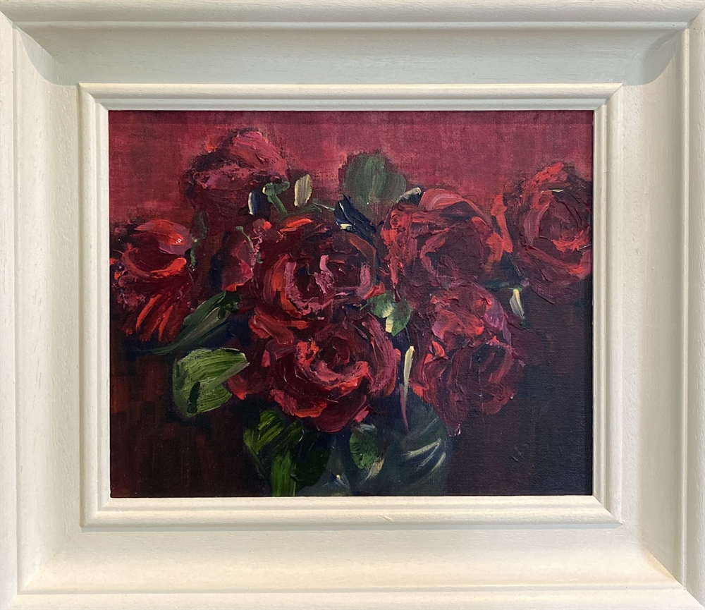 58. Bold red roses by Sarah Heelis (Nesbitt)