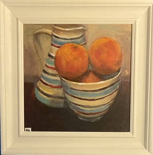 89.   Oranges in the bowl