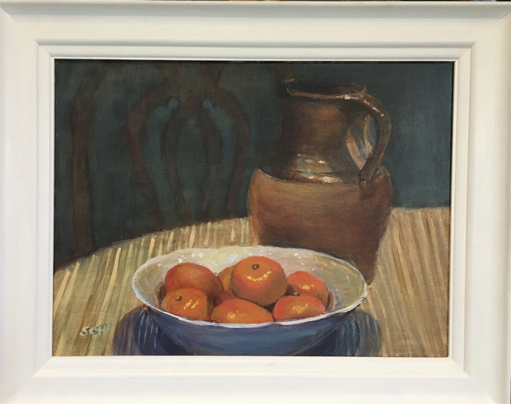 53.  Clementines on the Table  by Sarah Heelis (Nesbitt)