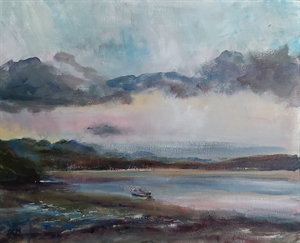 49.  Sun goes down on Borth y Gest