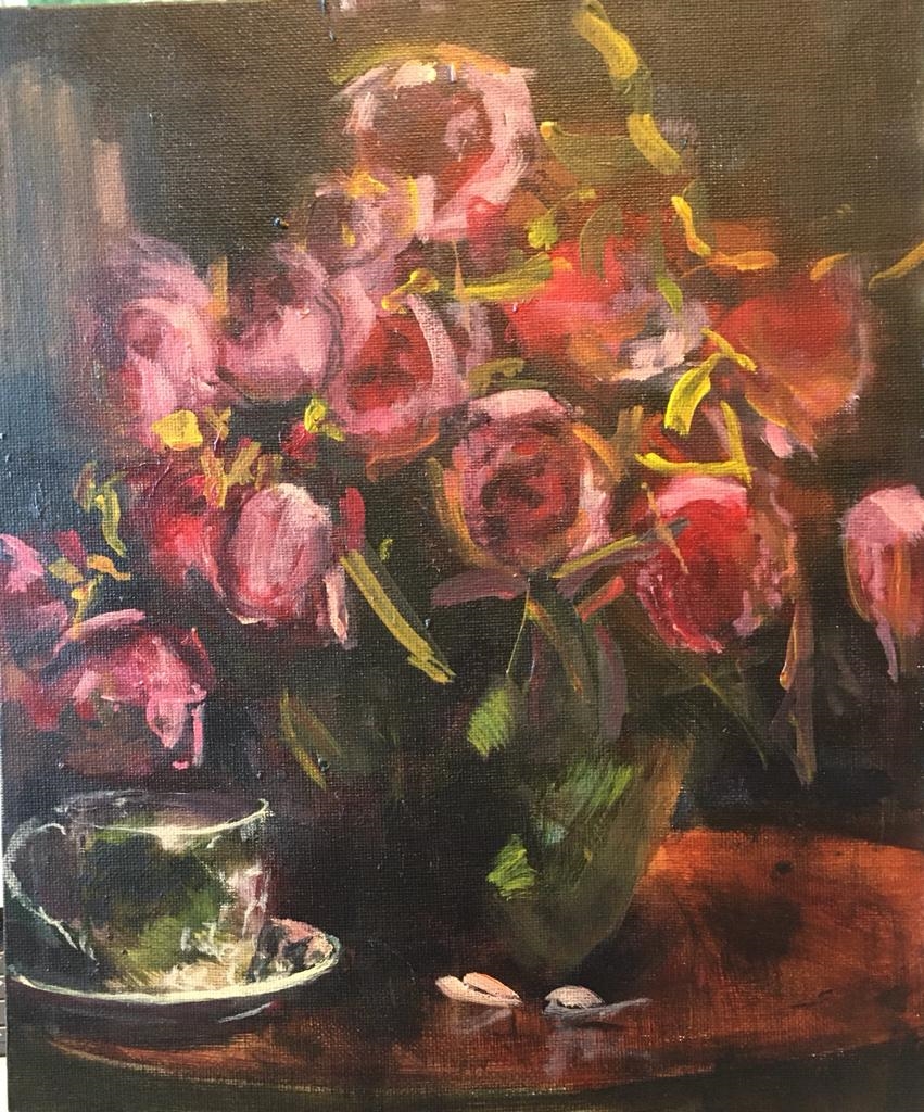 15.  Tea and Roses by Sarah Heelis (Nesbitt)