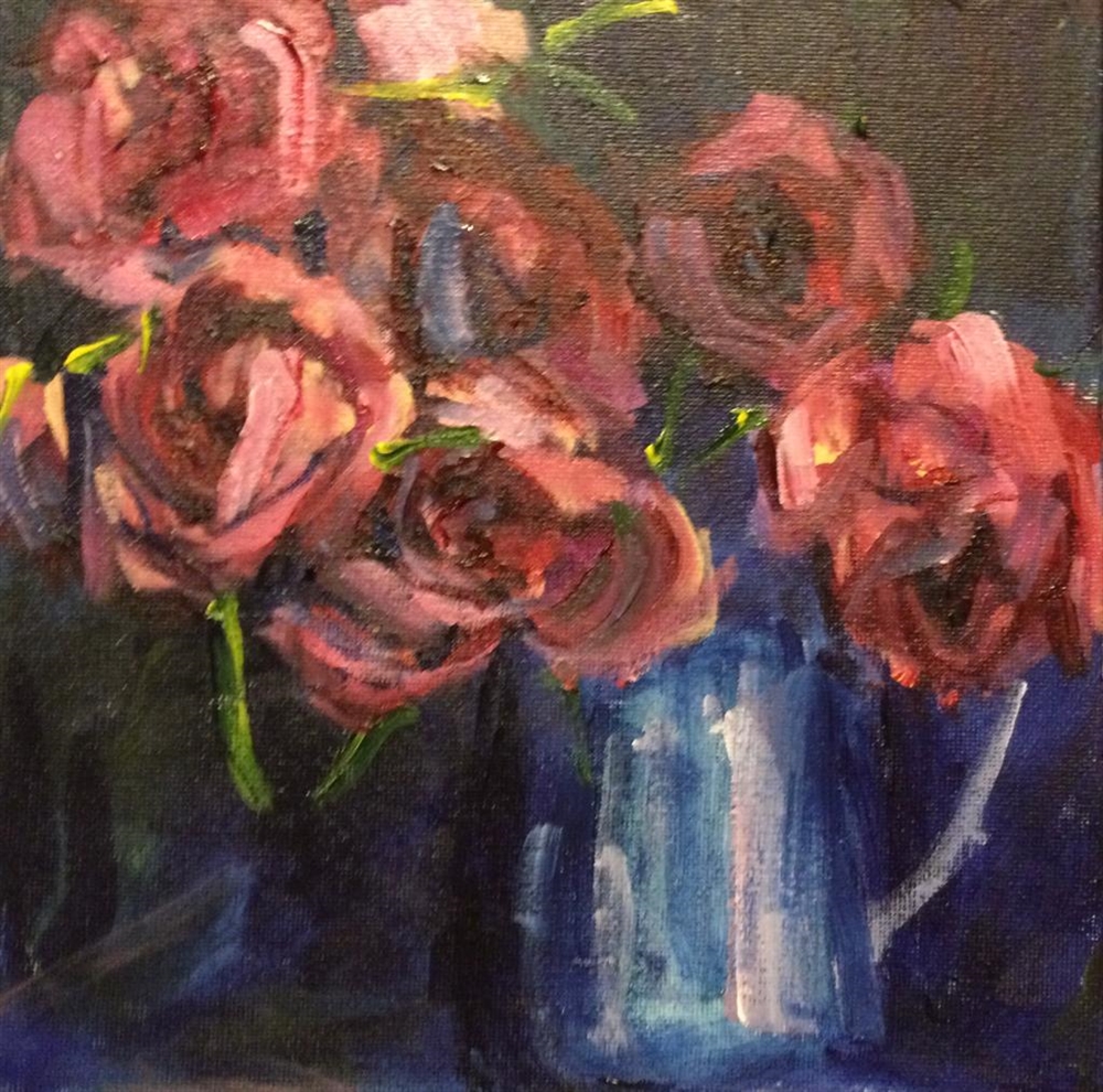 25.  Lovely Floppy Roses by Sarah Heelis (Nesbitt)
