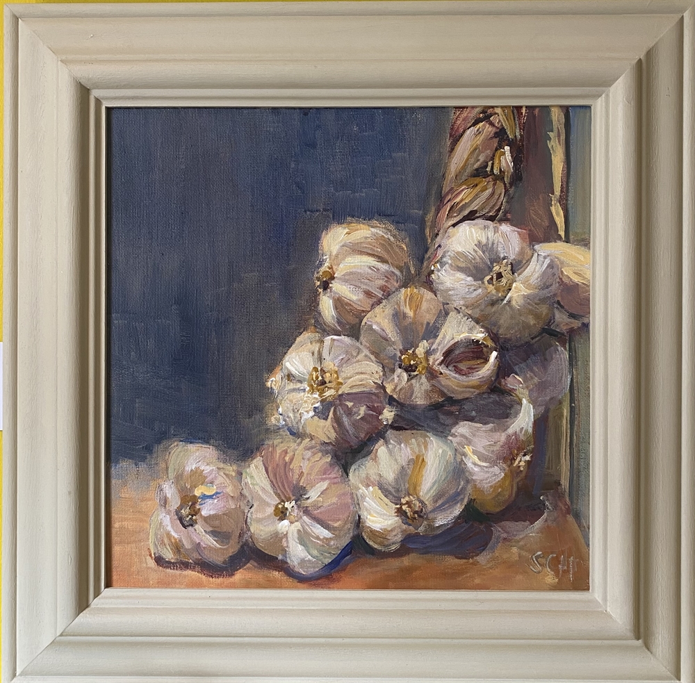 11.   String of garlic  by Sarah Heelis (Nesbitt)