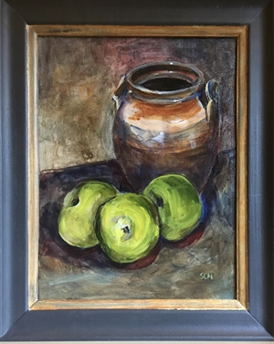 87.    Bramley Apples and Jar